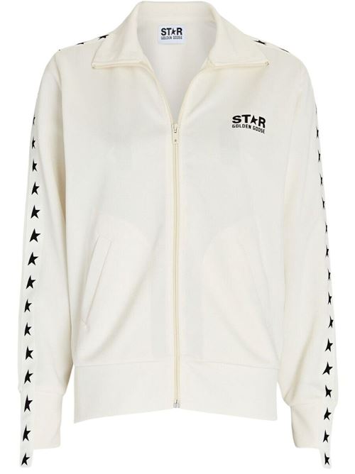 Papyrus white/black star sweatshirt GOLDEN GOOSE | GWP00875P00052081347